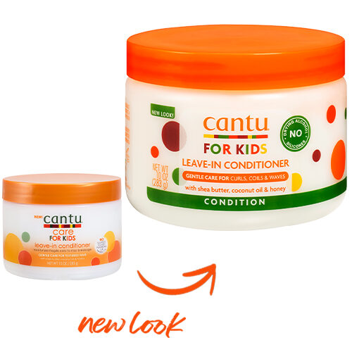 Cantu Care for Kids Nourishing Shampoo & Conditioner & Leave-in Conditioner  Set